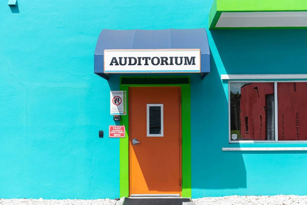 Bright entrance.