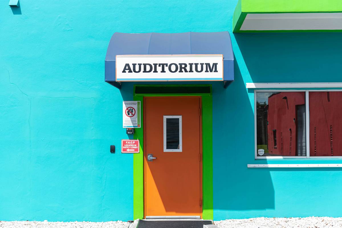 Bright entrance.